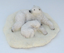 Iceberg Second Nature Design colecionáveis de vida selvagem ursos polares mãe filho comprar usado  Enviando para Brazil