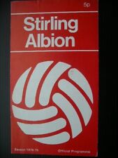 Stirling albion stenhousemuir for sale  CHELTENHAM