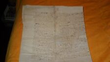 Parchemin manuscrit ancien d'occasion  Igny