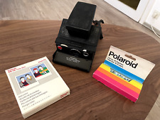 Polaroid Camera SX-70 Land Camera Alpha 1 Model 2 + 10 Flashes + Film Color, used for sale  Shipping to South Africa