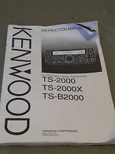 Kenwood 2000 manual for sale  YEOVIL
