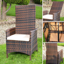 B Ware Rattan Lounge Sessel hoher Lehne Kissen Garten Terrassen Sessel 5, gebraucht gebraucht kaufen  Alfeld (Leine)