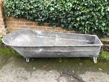 Vintage galvanised tin for sale  LINCOLN