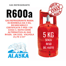 Used, GAS R600A REFRIGERANT CYLINDER 5 KG FREEZER FREEZER for sale  Shipping to South Africa