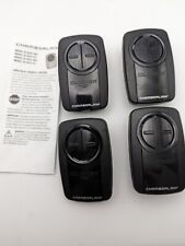 Lot of 4 Chamberlain KLIK5U-BK2 Universal Garage Door Remote No Dip Sw With clip for sale  Shipping to South Africa