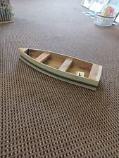 Usado, Modelo vintage de madeira barco a remo com remos decoração náutica arte popular comprar usado  Enviando para Brazil
