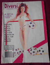 Revista DIVERSION GLORIA TREVI sexy feminina PAULINA RUBIO MARIBEL GUARDIA YURI comprar usado  Enviando para Brazil