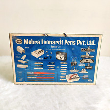 Usado, Letrero de cartón publicitario Mehra Leonardt Pens Co de colección década de 1950 antiguo S1 segunda mano  Embacar hacia Mexico