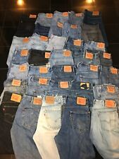 Lote por atacado de 20 pares de jeans Levi's Salvage, usado comprar usado  Enviando para Brazil