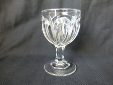 Antique Flint Loop Early American Pattern Glass Goblet, brukt til salgs  Frakt til Norway