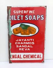 Usado, Vintage Altes Bengal Chemical Toilet Sandal Soaps Porzellan Emaille Selten Tafel segunda mano  Embacar hacia Argentina