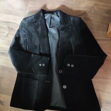 Black velvet jacket for sale  SOUTHEND-ON-SEA