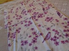 Used, VINTAGE SINGLE Size Duvet Cover Set Pattern Birds & Blossom Springtime Purple/Pi for sale  Shipping to South Africa