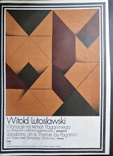 W. Lutosławski Piano and Orchestera  big Score Partitur comprar usado  Enviando para Brazil