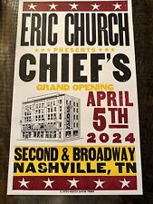 Eric church chiefs for sale  Acworth