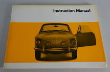 Owner manual karmann for sale  Shipping to Ireland