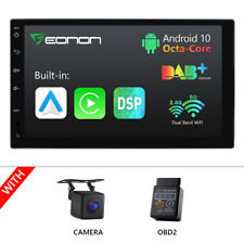 CAM+OBD2+Double 2Din 7" IPS Android 10 Auto carro estéreo GPS tela sensível ao toque Wi-Fi DSP, usado comprar usado  Enviando para Brazil