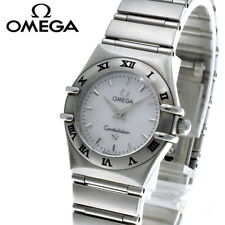 Relógio feminino OMEGA Constellation mostrador concha QZ quartzo prata comprar usado  Enviando para Brazil