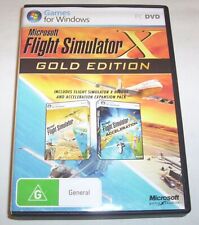 Microsoft Flight Simulator X Gold Edition (Deluxe plus expansão de aceleração) comprar usado  Enviando para Brazil