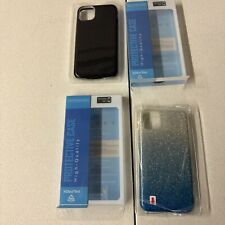 Duas capas para iPhone 11 Pro Max. Bling, preto, glitter e glitter azul prata. comprar usado  Enviando para Brazil