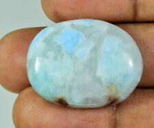 43Cts. Natural Larimar Pectolite Oval Cabochon Loose Gemstone for sale  Shipping to South Africa