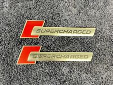 6 supercharged 2 emblems for sale  South Windsor