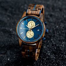 Relógio masculino gravado, relógio de madeira para homens | Presentes de aniversário personalizados, comprar usado  Enviando para Brazil