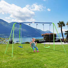 Outsunny metal swings for sale  Shipping to Ireland