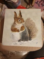 Original squirrel painting for sale  KING'S LYNN