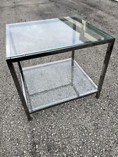 Glass side table for sale  Madison