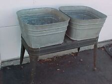 galvanized tub metal wash for sale  Williamsport