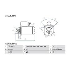 Cashback bosch starter for sale  BIRMINGHAM