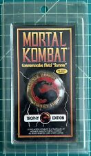 Vintage 1992 Mortal Kombat Trophy Edition Pog Slammer Banhado a Ouro 18K FRETE GRÁTIS, usado comprar usado  Enviando para Brazil