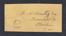 Canada 1863 stampless for sale  Shipping to Ireland