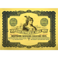 1924 german bond for sale  LUTON