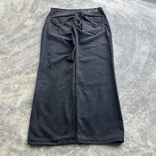 Y2K Akademiks Baggy Black Denim Jeans 10” Opening - 37 X 33, used for sale  Shipping to South Africa