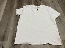 Camisa Henley masculina #C71 XXL Lucky Brand branca comprar usado  Enviando para Brazil