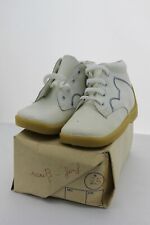 Niños Niñas Botas Zapatos Talla 25 Blanco Cuero True Vintage 80's Infantil comprar usado  Enviando para Brazil