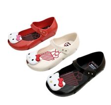 Mini sandálias Melissa desenho animado gato criança meninas geléia Mary Jane sapatos EUA 6-11 comprar usado  Enviando para Brazil