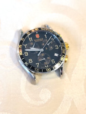 Reloj Victorinox Swiss Army 241181 clásico cronógrafo esfera negra para hombre segunda mano  Embacar hacia Argentina