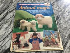 RARE ALAN DART SEWING KNITTING 8 PAGE PULLOUT ANIMAL MAGIC SHEEP RABBIT CAT PIG, used for sale  Shipping to South Africa