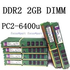 Venta al por mayor DDR2 2 GB 800 MHz PC2-6400 DIMM PC de escritorio RAM 240 pines 1.8V NO ECC lote segunda mano  Embacar hacia Mexico