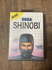 Shinobi (Sega Master System) COMPLETO CIB com Manual/Hangtab e Pôster Testado comprar usado  Enviando para Brazil