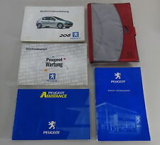 Manual de Instrucciones Con Servicio + Chequera Peugeot 206 Stand 2000 comprar usado  Enviando para Brazil