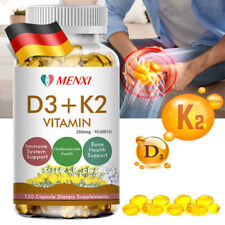 Vitamin D3 10000IU und K2 MK-7 250mcg Immune Unterstützung Wellness-120Tabletten, usado comprar usado  Enviando para Brazil