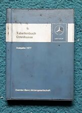 Tabellenbuch mercedes mnibusse gebraucht kaufen  Weil im Schönbuch