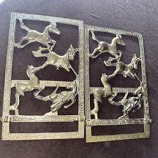 Brass horses cutout for sale  Stratford