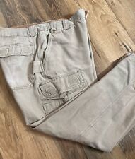 Usado, Calça cargo masculina Duluth Trading Co utilitária de lona bronzeada tamanho 38x32 (real 36x31) comprar usado  Enviando para Brazil