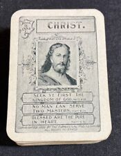 Conjunto completo de 48 cartões de publicação evangélica 1895 cristãos, Cristo, Deus, usado comprar usado  Enviando para Brazil