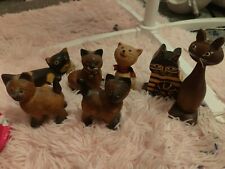 Wooden cat collection for sale  BRISTOL